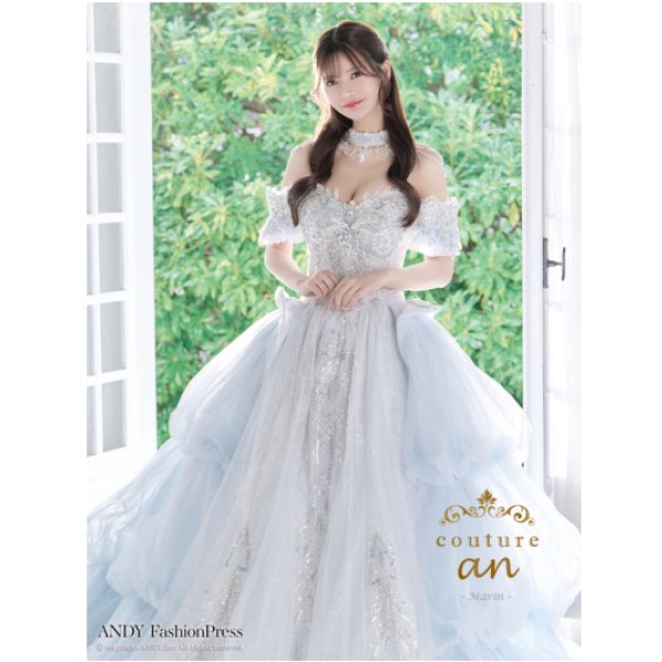 画像1: ロングドレス [couture an]AOC-WD-047 (1)